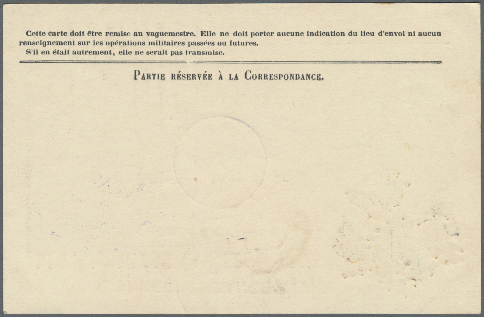 Br Griechenland: 1916. Post Card Headed 'Correspondance Des Armees De La Republique' Bearing Yvert 182, 5l Green - Covers & Documents