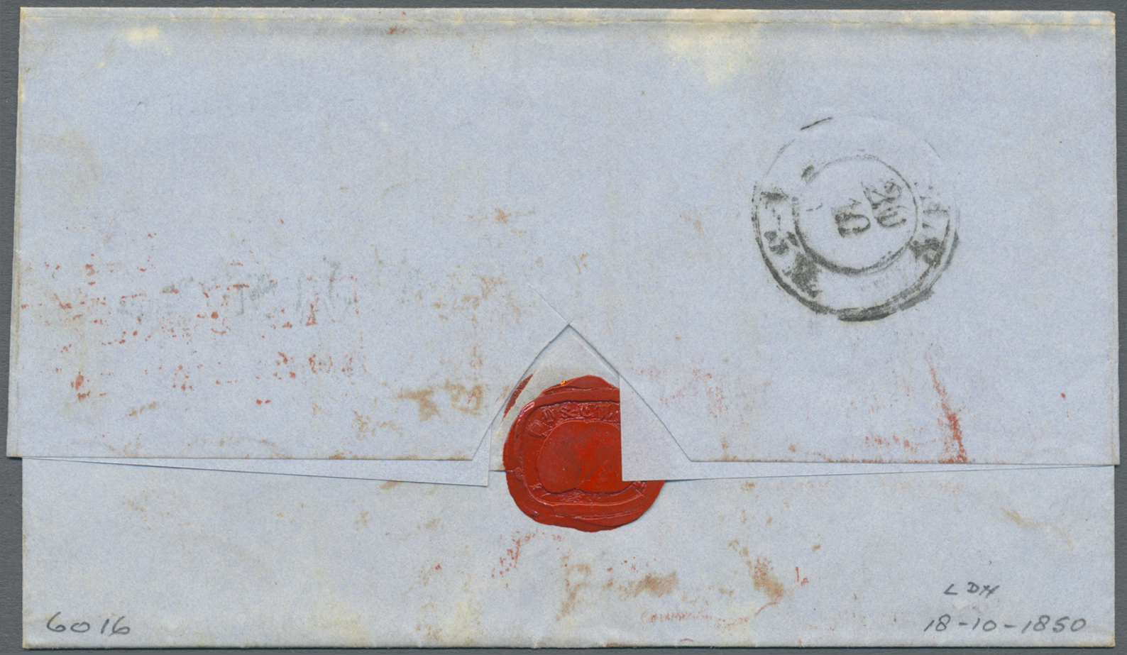 Br Großbritannien - Vorphilatelie: 1850, Taxed Letter From London "St. James St" To Colgne, Prussia Showing Trans - ...-1840 Préphilatélie
