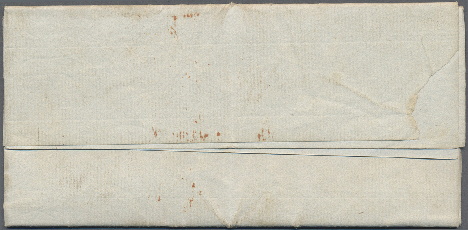 Br Großbritannien: 1840. Folded Envelope Addressed To Bory Tracey Bearing 'Penny Black' SG 1, 1d Black Tied By Re - Autres & Non Classés