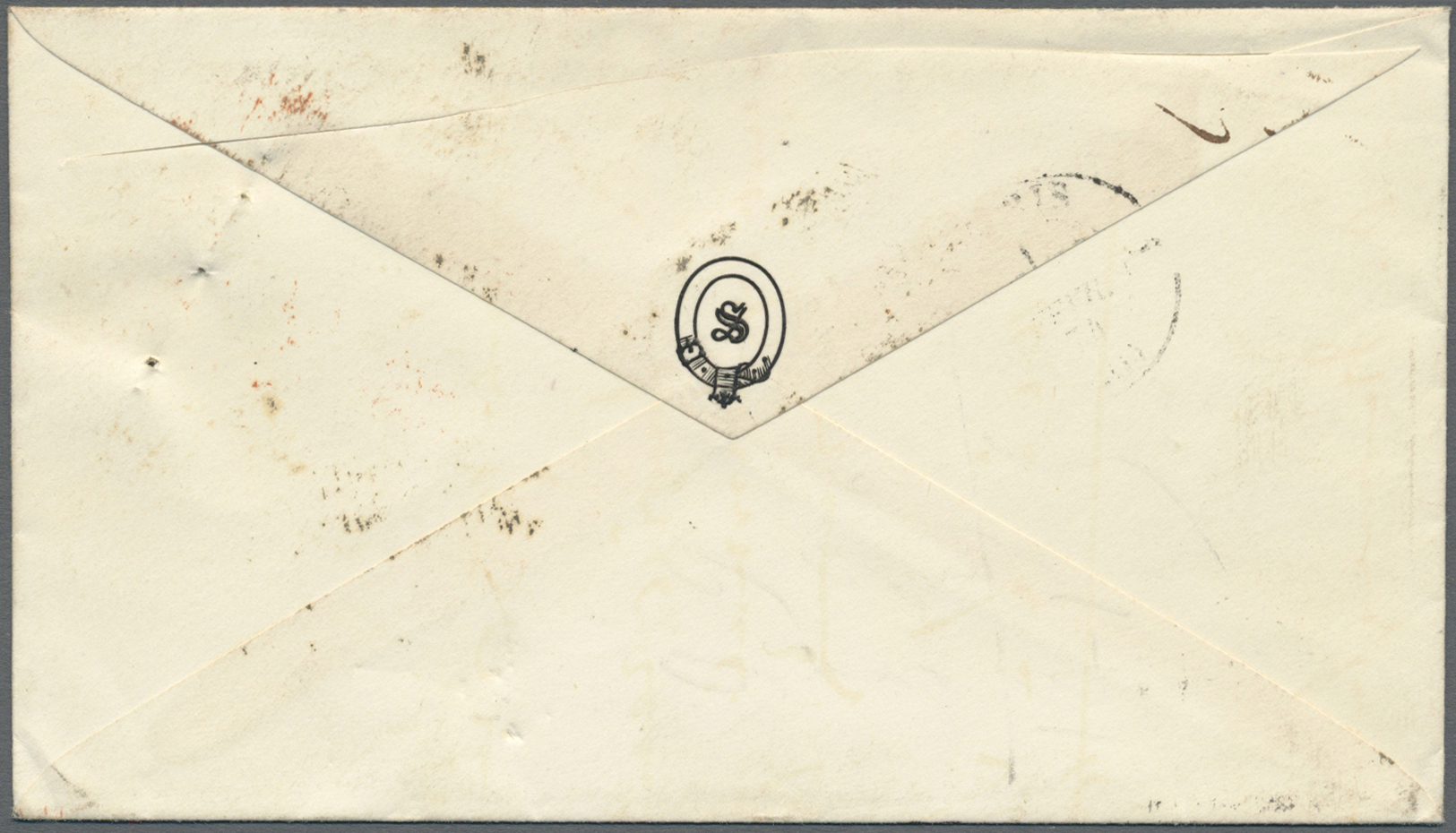 Br Großbritannien: 1874. Envelope Addressed To France Bearing SG 144, 3d Deep Rose Tied By London Duplex Underpai - Autres & Non Classés