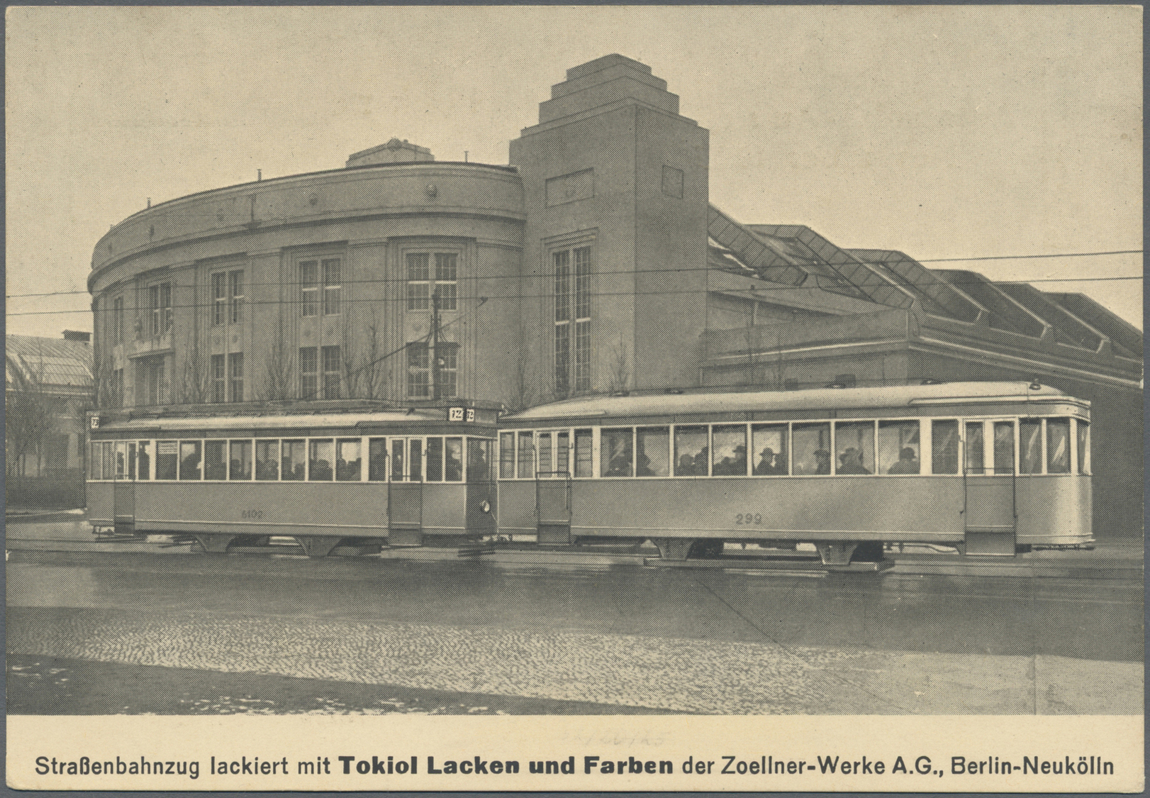 Br Thematik: Verkehr-Straßenbahn / Traffic-tramway: 1925, Ungebrauchte 5 Pfg. Privatganzsache Zur Automobilausstellung M - Tramways