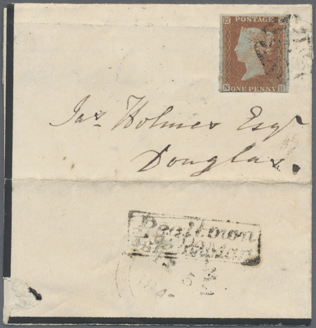 Br Großbritannien - Isle Of Man: 1843. Mourning Letter Written From ‘Perevil Terrace’ Dated ‘Feb 5th 1843’ Addres - Isle Of Man