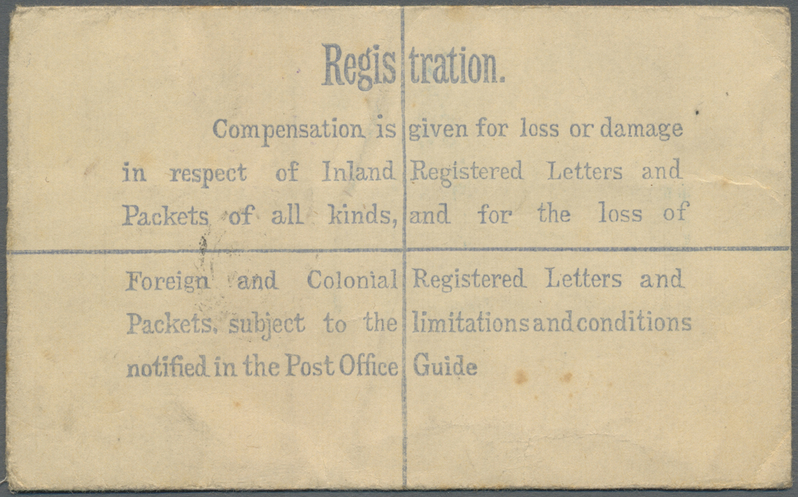 GA Großbritannien - Isle Of Man: 1916 (21.1.), British Registered Letter KGV 3d. Brown Commercially Used From Sal - Isle Of Man