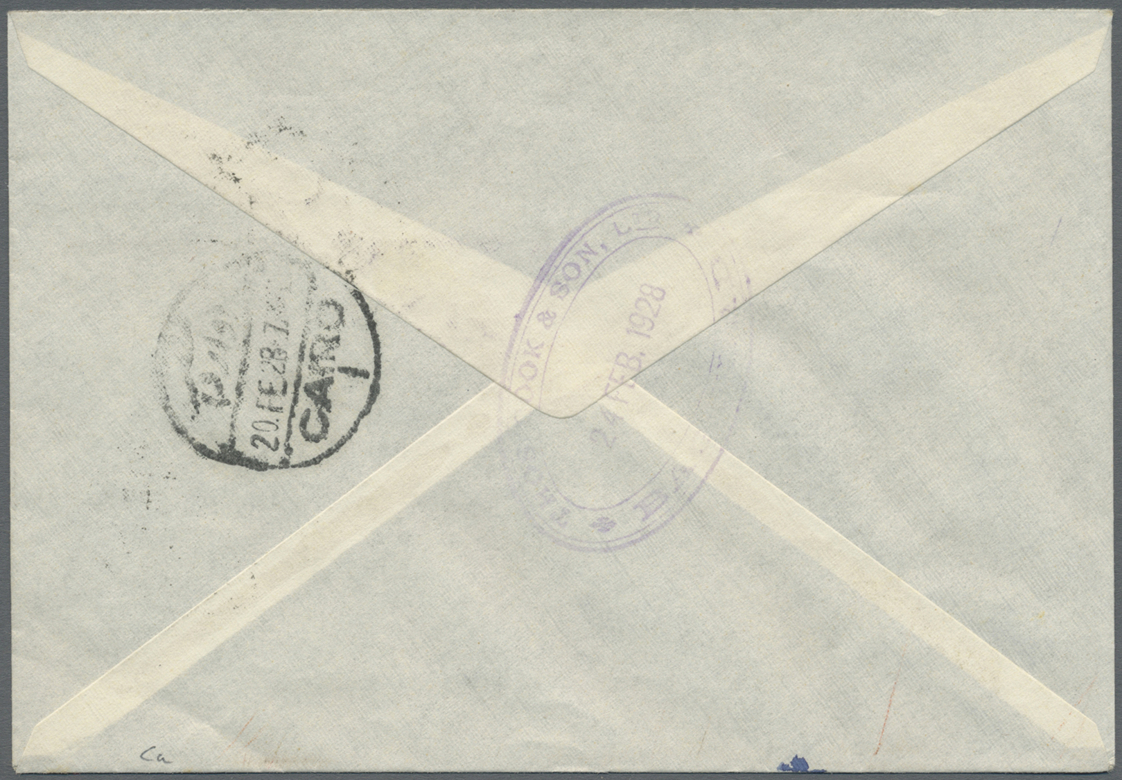 Br Ägypten: 1928 Illustrated 'Mena House Hotel Pyramids, Cairo' Envelope Used By Thomas Cook & Son, Ltd. (oval D/s On Ba - 1915-1921 British Protectorate