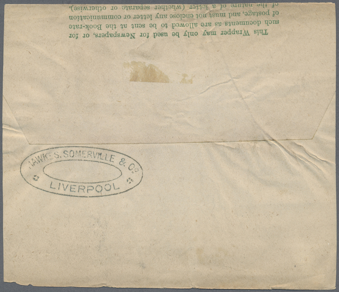 GA Großbritannien - Ganzsachen: 1877. Postal Stationery News-band Wrapper ½d Green Upgraded With SG 44, 1d Rose/r - 1840 Mulready Envelopes & Lettersheets
