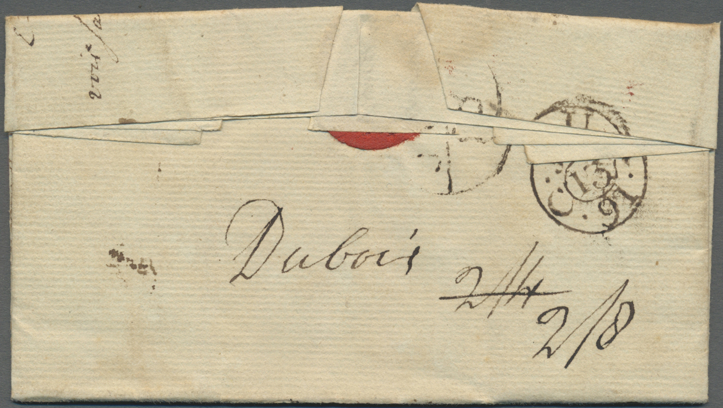 Br Irland - Vorphilatelie: 1791. Stampless Envelope Written From Dublin Dated ‘8th Juin 1791’ Addressed To London - Prephilately