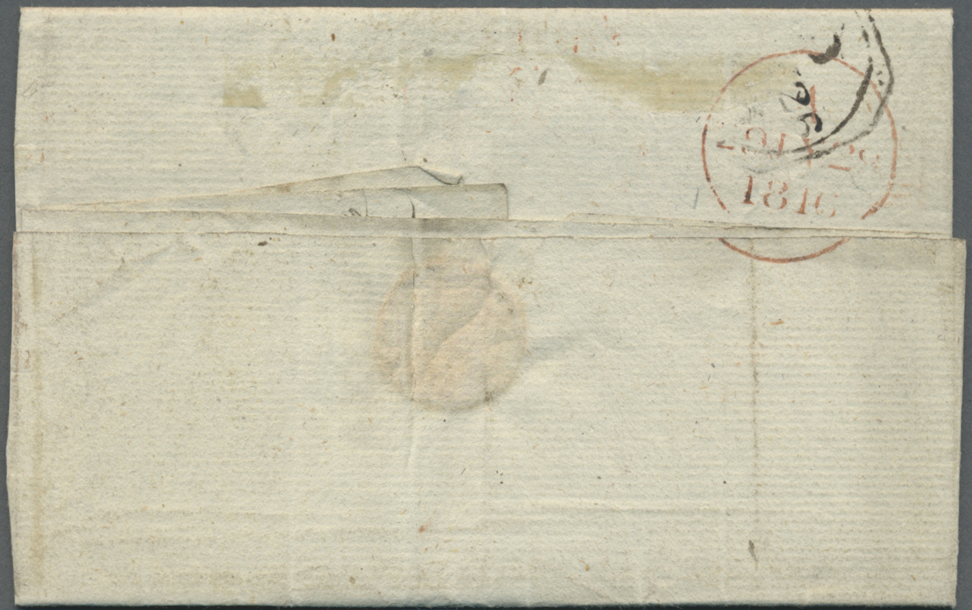 Br Irland - Vorphilatelie: 1816, Entire To London Charged 1/11 In Manuscript MONAGHAN 62 Milage Mark. Plus An Ent - Prephilately