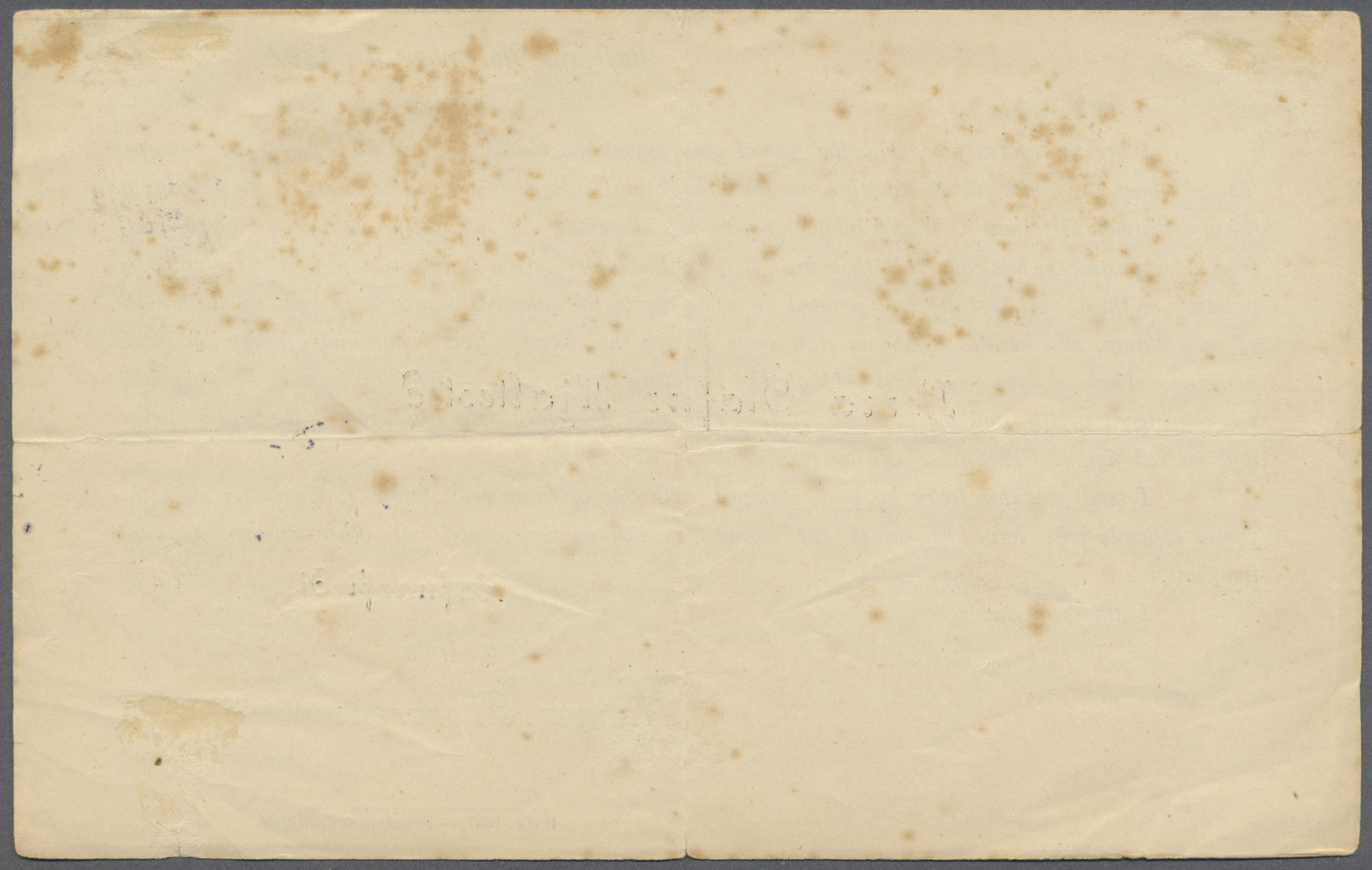 Br Island: 1897, Printed Circular Addressed To Hafnarfjordur Bearing Yvert 19 5a Green (prir Surcharge Without 3) - Autres & Non Classés