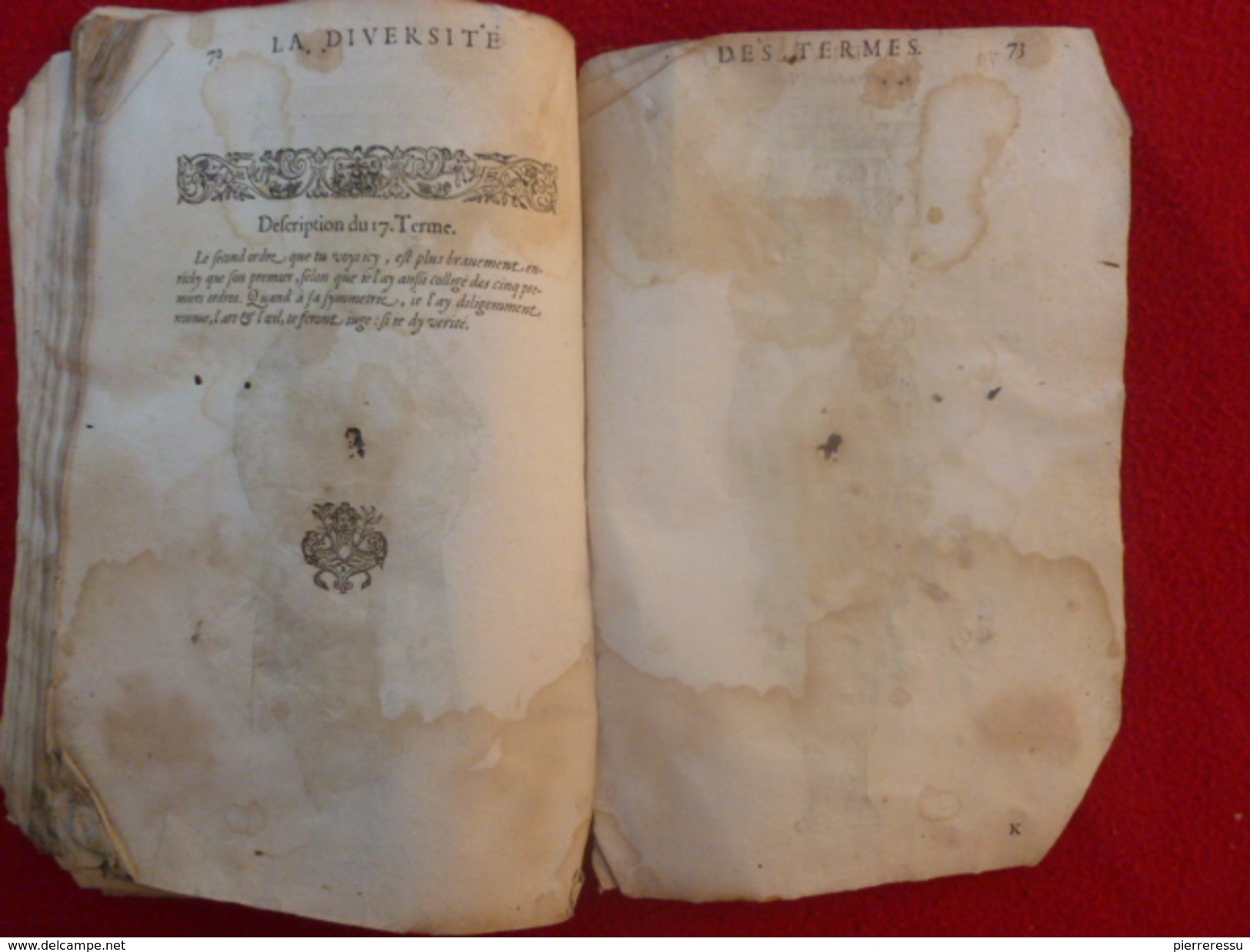 LIVRE JEAN MARCORELLE 1572 HUGUES SAMBIN ARCHITECTE LA DIVERSITE DES TERMES AU SEIGNEUR ELEONOR CHABOT