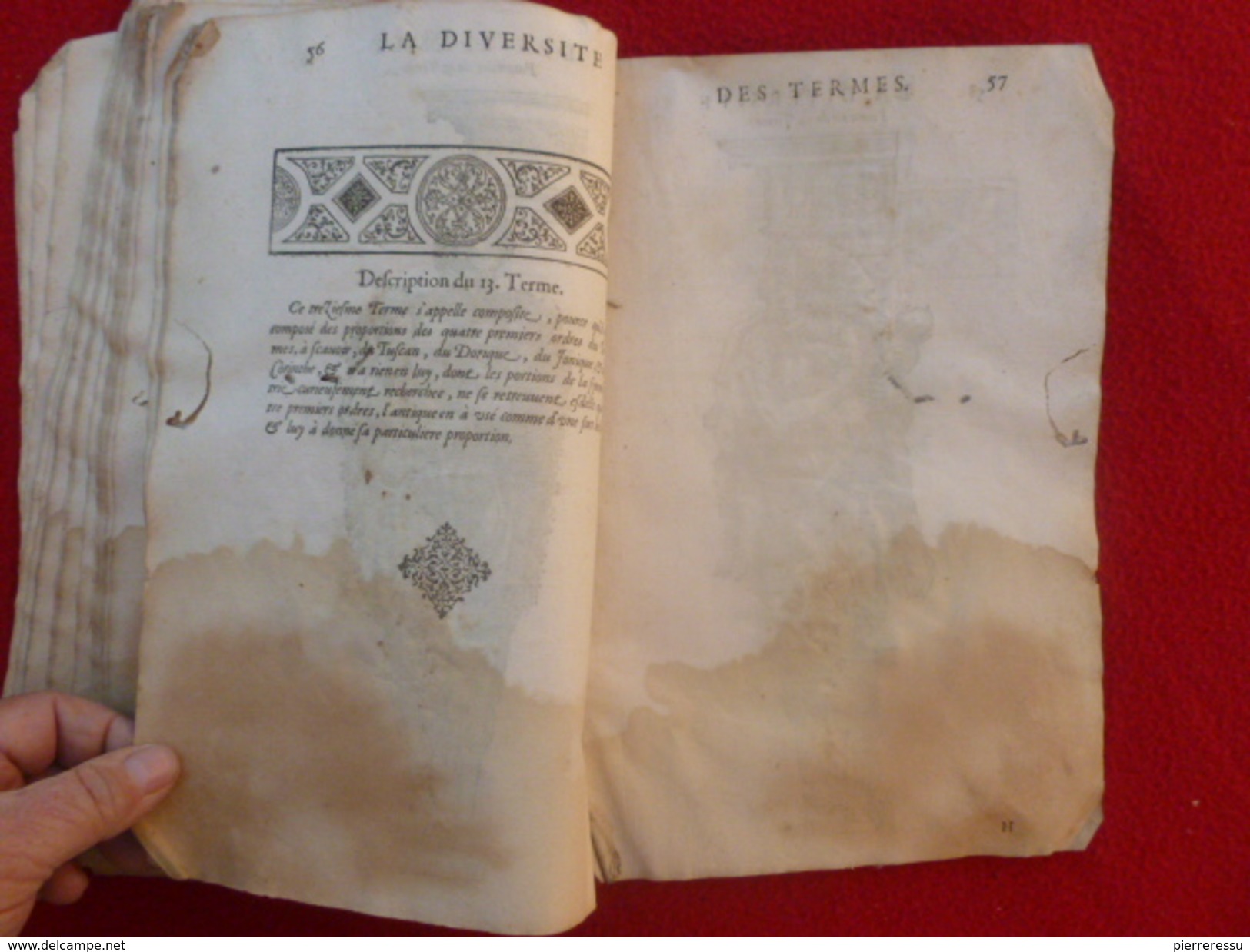 LIVRE JEAN MARCORELLE 1572 HUGUES SAMBIN ARCHITECTE LA DIVERSITE DES TERMES AU SEIGNEUR ELEONOR CHABOT