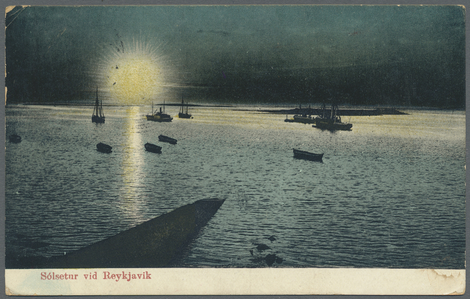 Br Island: 1913. Picture Post Card Dated '15th April 1913' Addressed To The United States Bearing Yvert 64, 4a Bl - Other & Unclassified