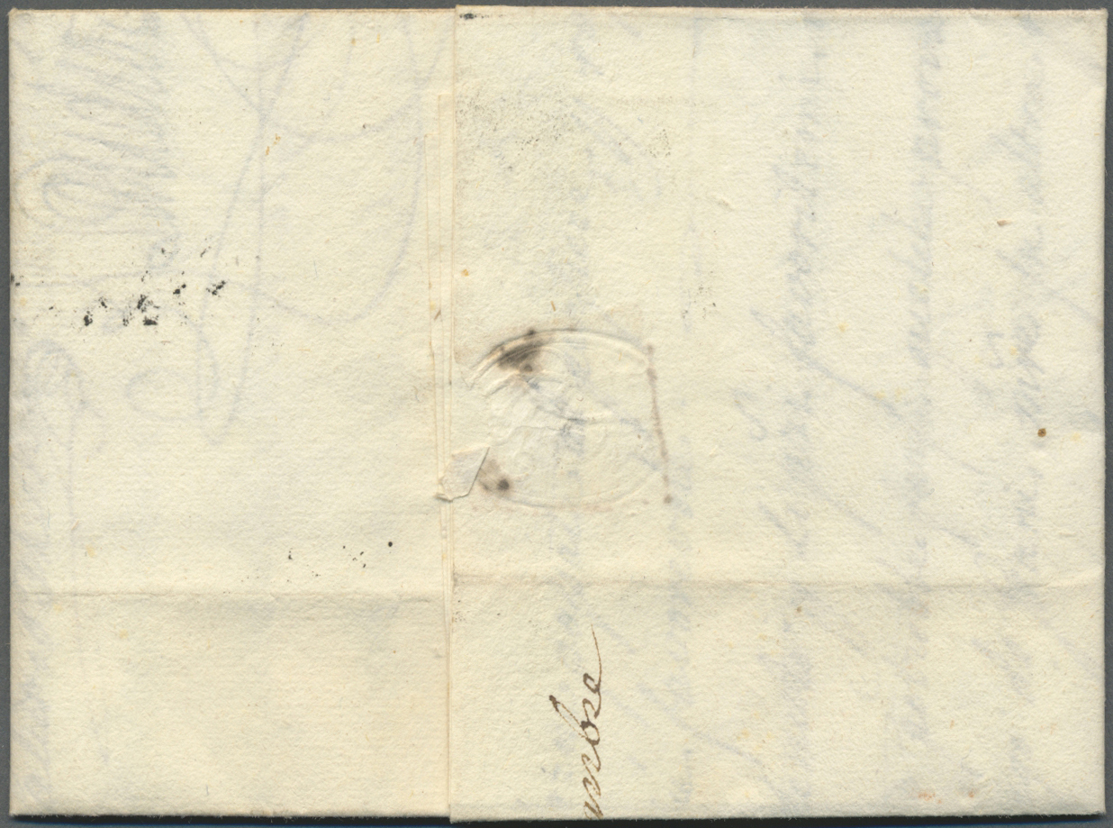 Br Italien - Altitalienische Staaten: Kirchenstaat: 1797, Complete Folded Letter From ANCONA To Marseille Via Fre - Papal States