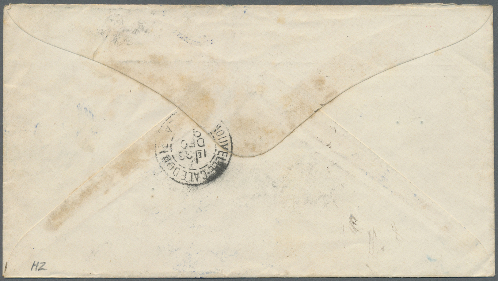 Br Neusüdwales: 1892. Registered Envelope To New Caledonia Bearing ½d Grey, 1d Lilac And 2d Blue (2) Tied By Sydney Regi - Covers & Documents