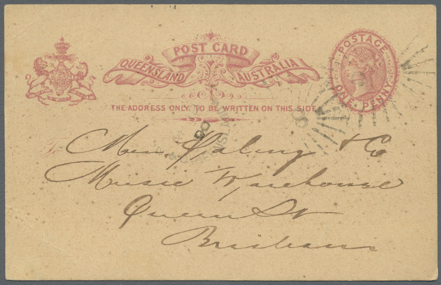 GA Queensland - Ganzsachen: 1893/1895, 4 Postal Stationery Cards, Used To Germany, Etc. - Covers & Documents