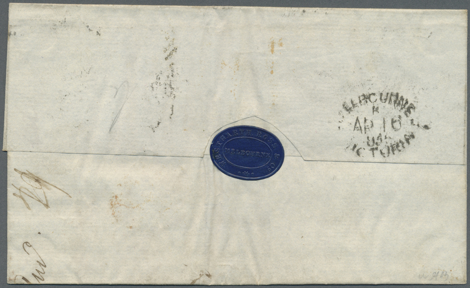 Br/Brrst Victoria: 1855/1856, one folded entire, two small covers and one cover front each bearing woodblocks 6d dull or