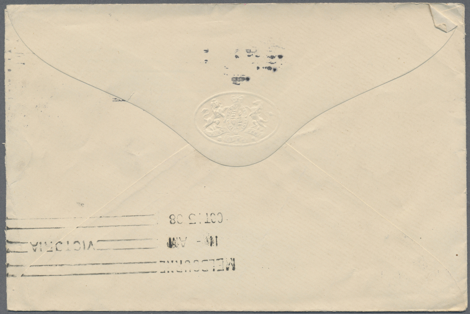 Br Westaustralien - Dienstmarken: 1908 (8.10.), Official OHMS Cover Bearing Single Swan 1d. Rose-pink Perf. 'OS' Used Fr - Other & Unclassified