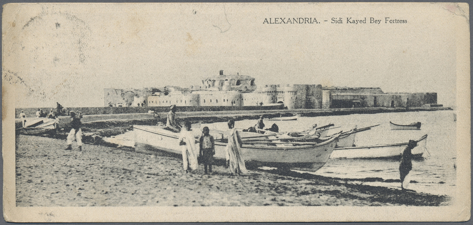 Br Australien: 1915. Stampless Picture Post Card Of 'Sidi Kayed Bey, Fortress, Alexandria' Written From 'Ras-EI-Tin' Add - Other & Unclassified