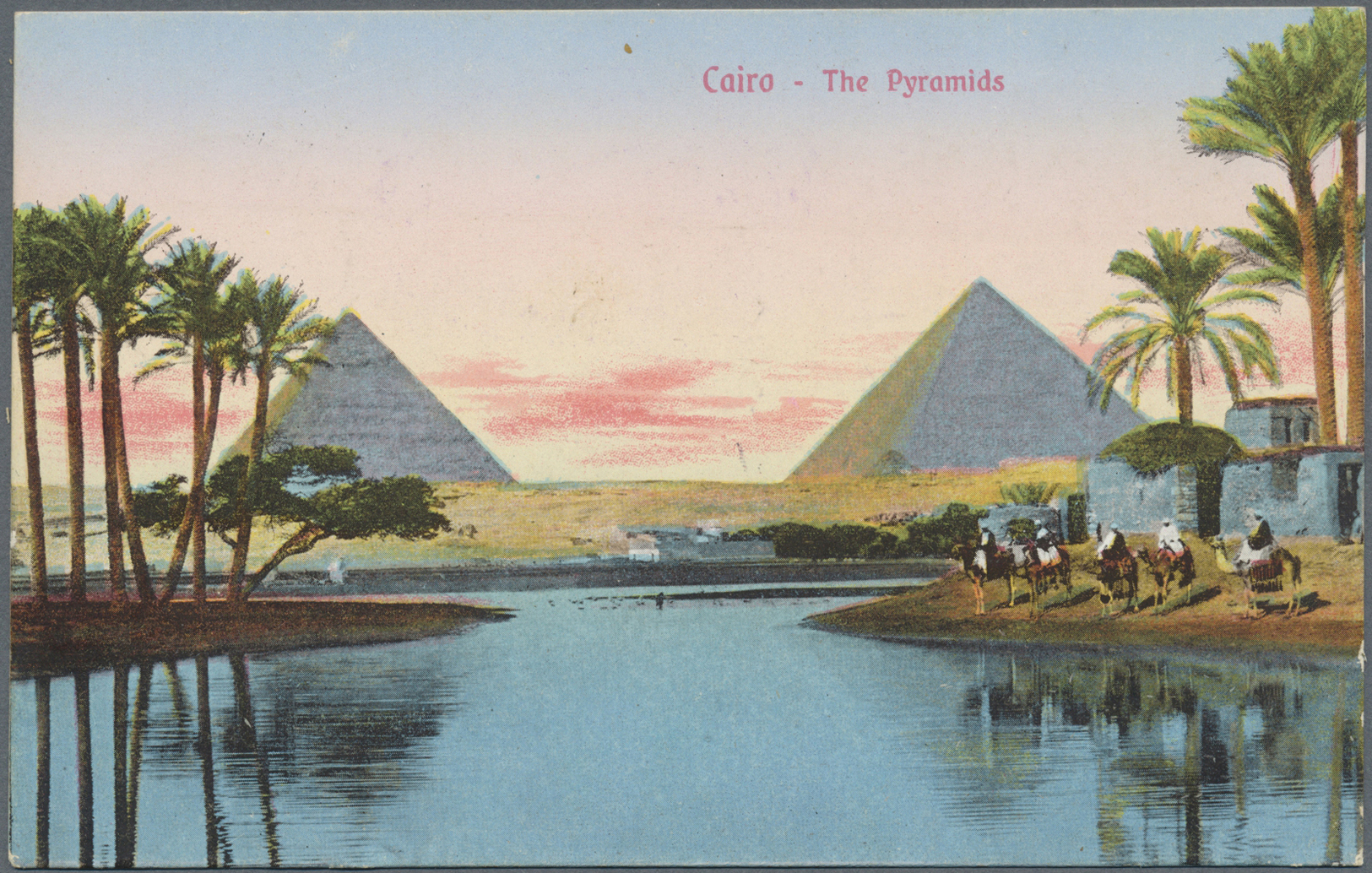 Br Australien: 1916. Stampless Picture Post Card Of 'The Pyramids, Cairo' Written From 'Ras-EI-Tin' Addressed To England - Other & Unclassified