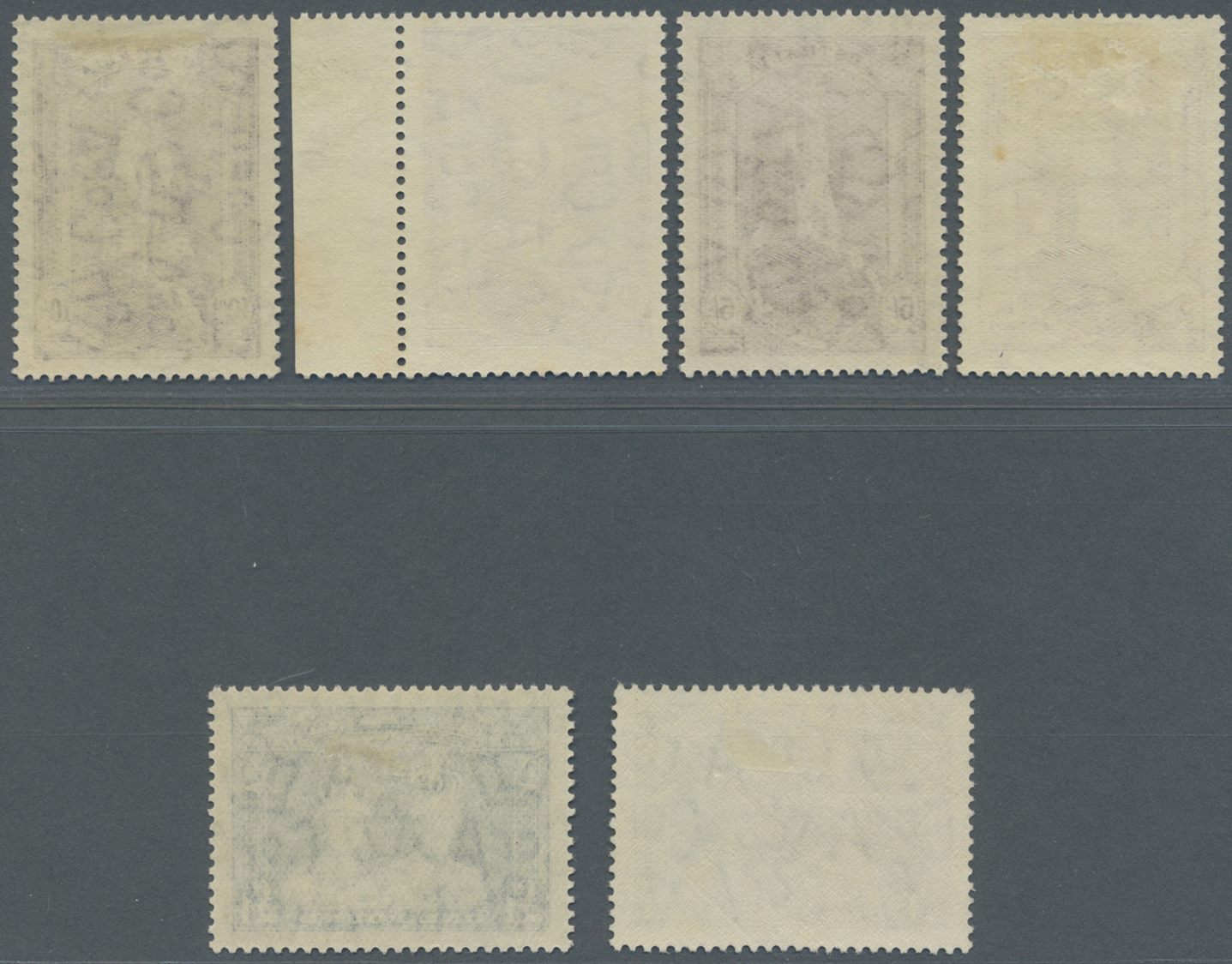 */** Australien: 1937, Freimarken 5 Sh - 1 £ In Beiden Papiersorten (SG #176-178 + 176a-178a ₤273,50,-). - Other & Unclassified