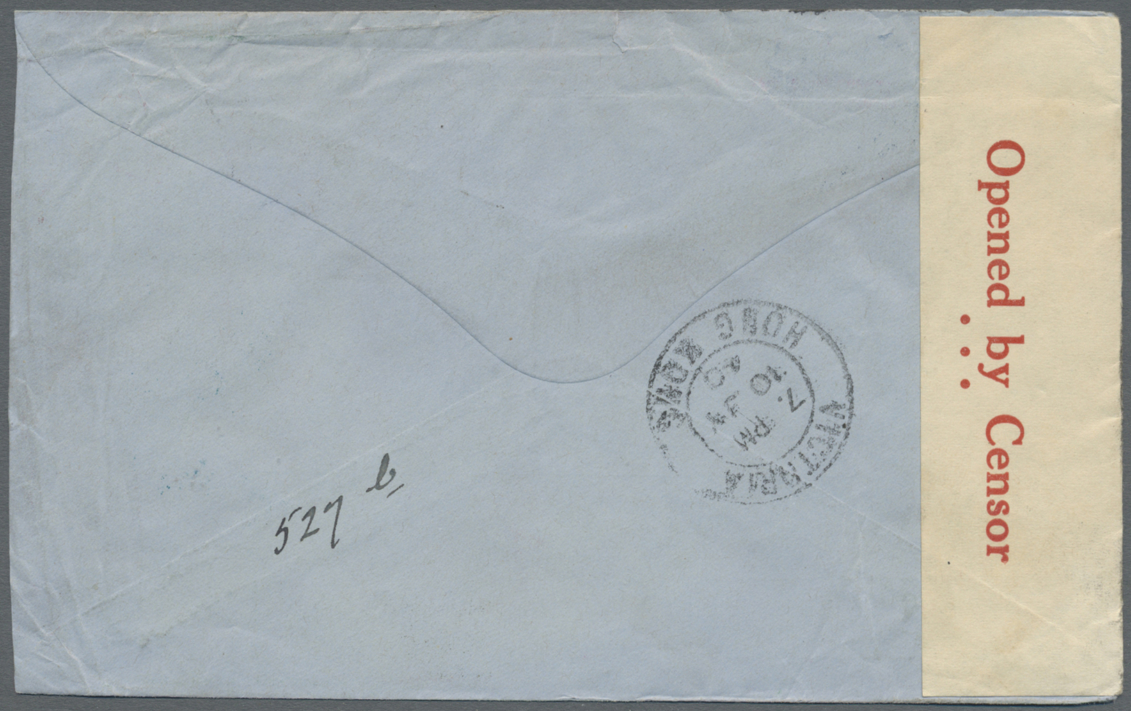 Br Australien: Air Mail Envelope Addressed To Indiana Bearing SG 134, 2s Maroon (pair) And SG 170, 4d Green (pair) Tied  - Other & Unclassified