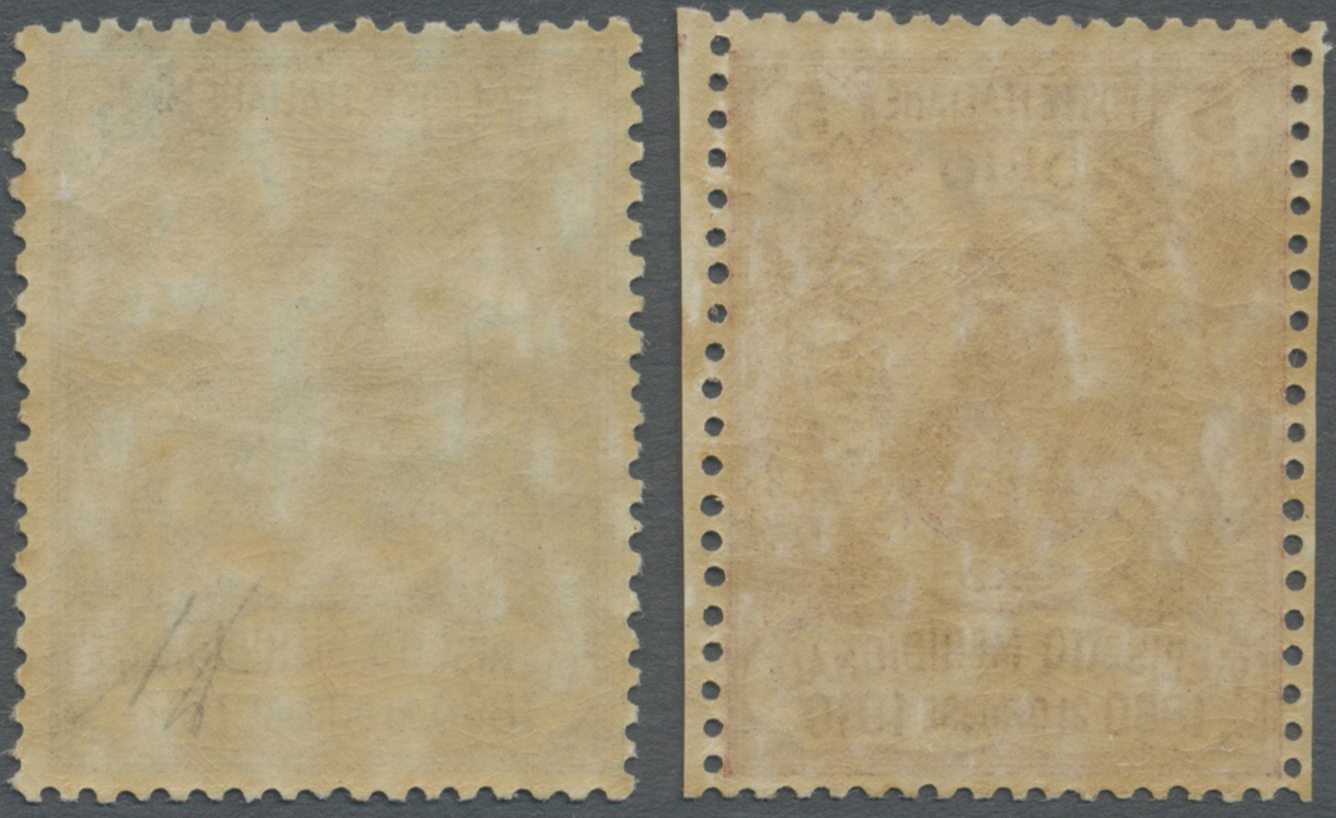 ** Italien: 1910, Napoli Issue Both Values Mint Never Hinged, Very Fine And Fresh, Sassone Catalogue Value 1.200, - Marcophilie