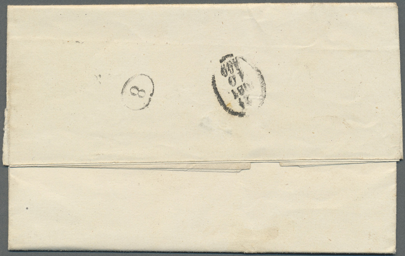 Br Italien - Portomarken: 1863/1868 five letters with non canceled porto stamps (clearly visible different colour