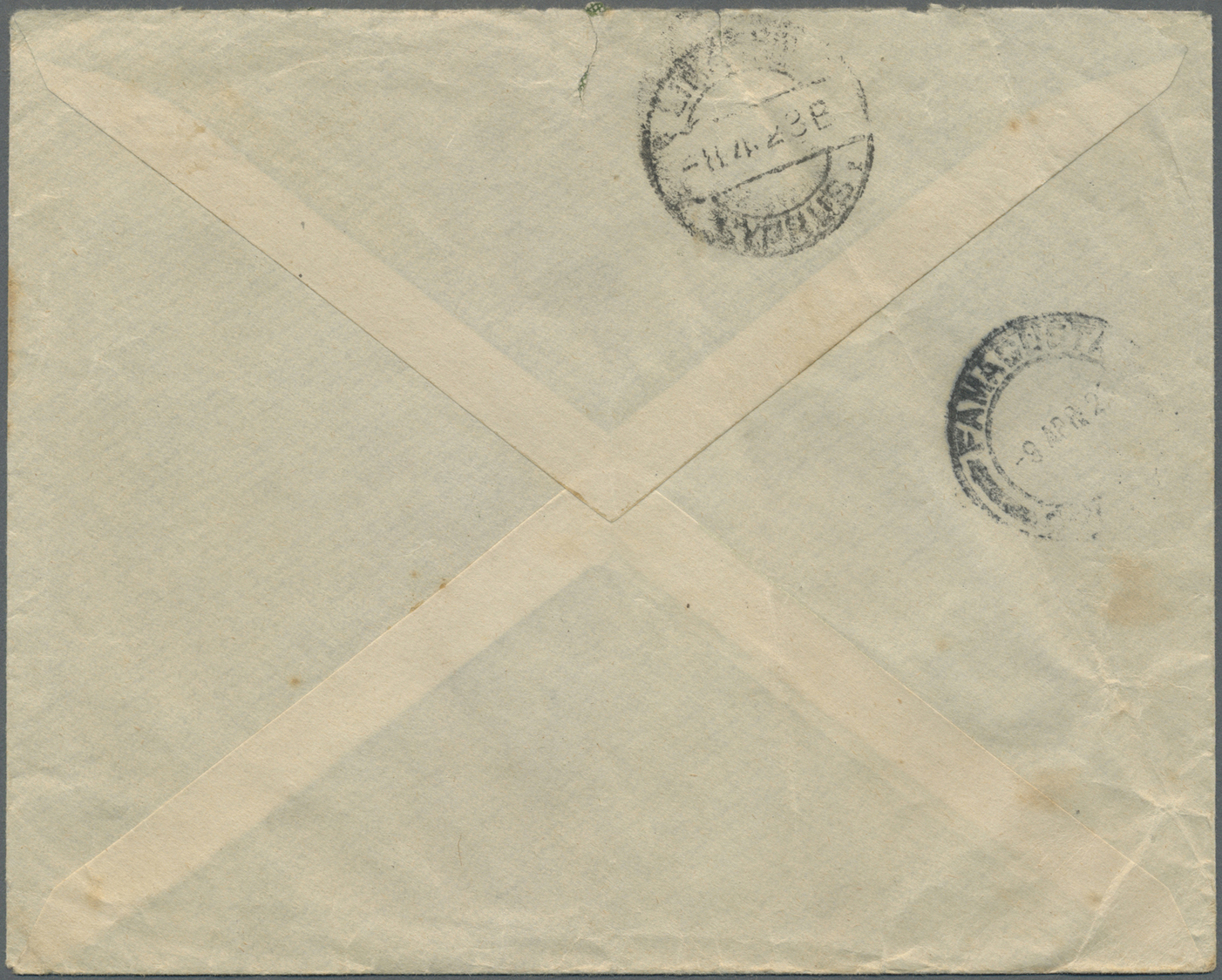 Br Italienische Post In Der Levante: 1922/1923: Three Covers Marked Romanesca Anglo-Oriental Petroleum Co Ltd, Sm - General Issues