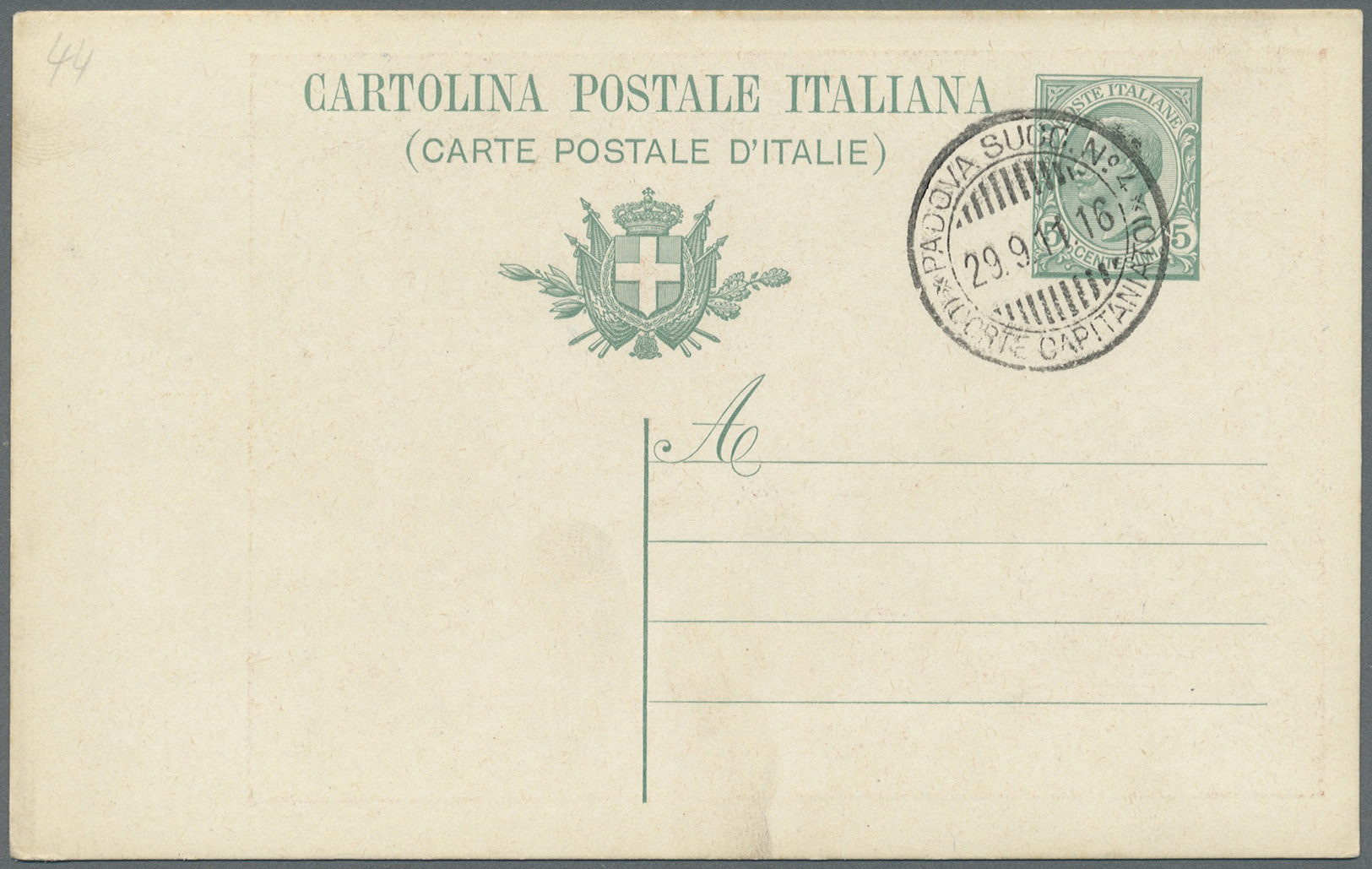 GA Italien - Ganzsachen: 1911, 9 Used/canceled All Different Stationery Cards "50 Aniversary Italian Kingdom" 5 C - Stamped Stationery