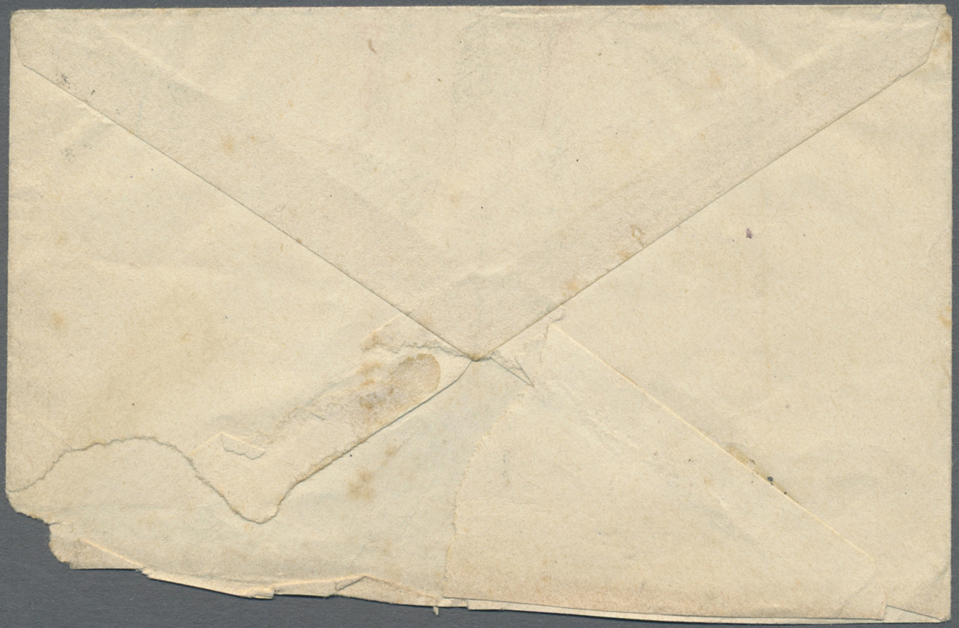 Br Brasilien - Besonderheiten: 1899, Small Envelope From CUPIN (PARANA) Franked With Four 50 D. Tax Stamps And Handwritt - Other & Unclassified