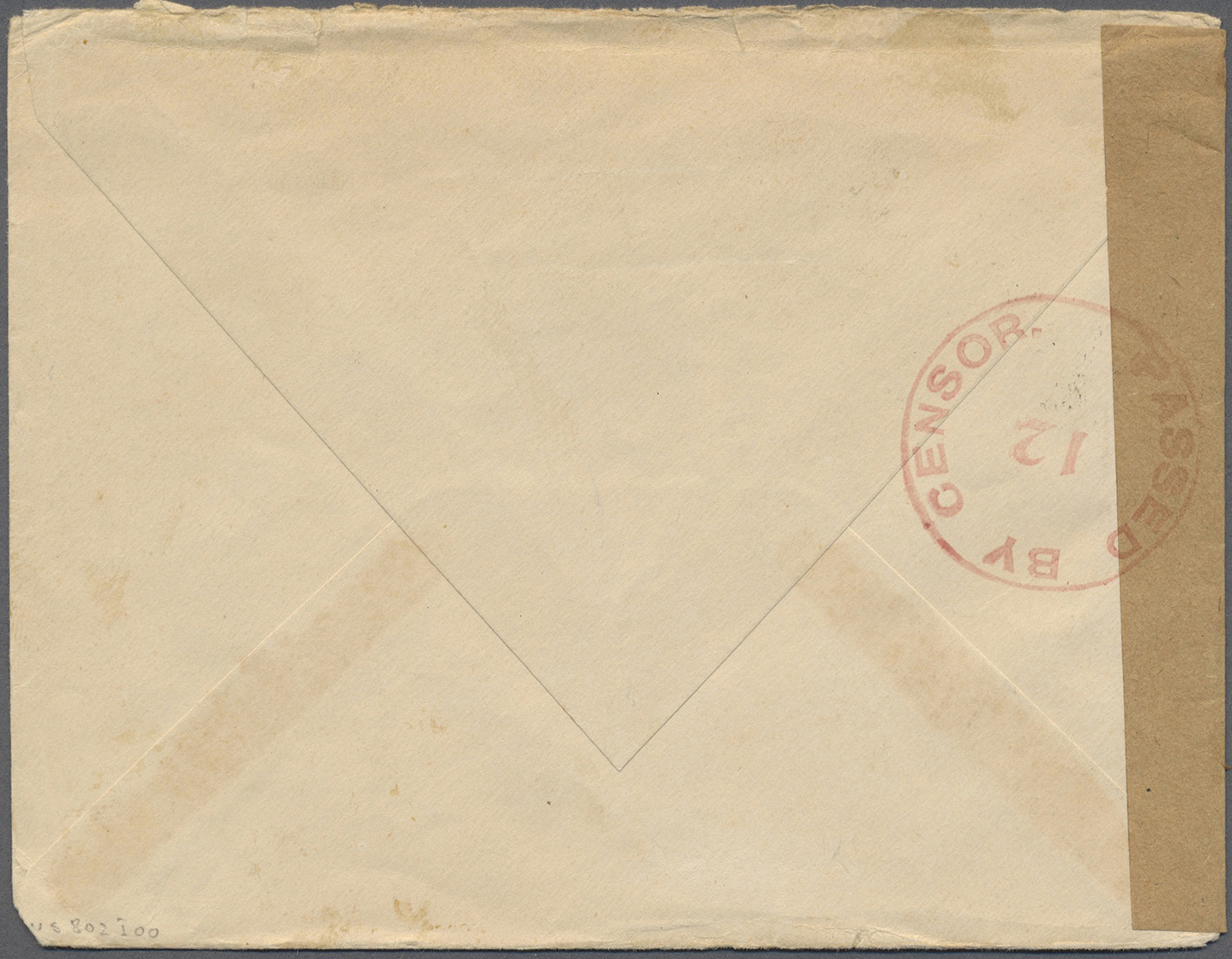 Br Britisch-Guyana: 1942. Incoming Mail From The United States Bearing 3 C Violet Tied By Washington D.C. Roller, Underp - British Guiana (...-1966)