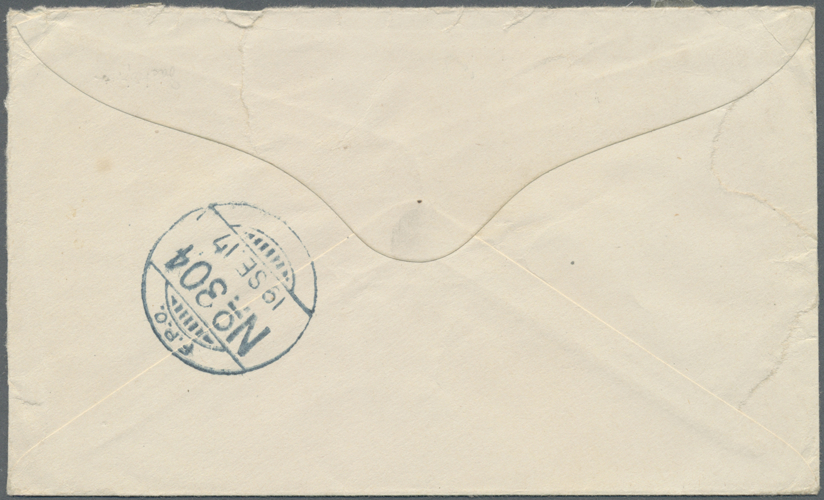 Br Britisch-Ostafrika Und Uganda: 1917. Stampless Envelope Addressed To England Endorsed 'On Active Service' Cancelled B - East Africa & Uganda Protectorates