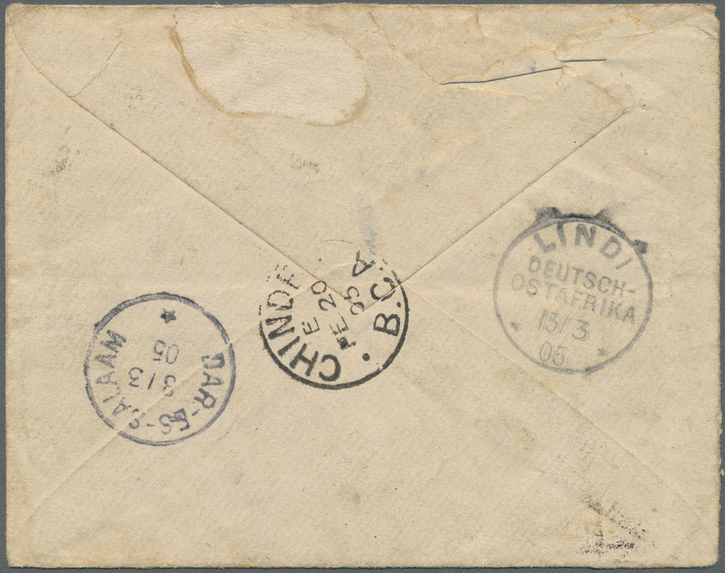 GA/Br Britisch-Zentralafrika: 1899/1905, Stationery Card 2d Canc. "CHIROMO AU 28 99" Via London To Germany W. "BÖSINGFEL - Other & Unclassified