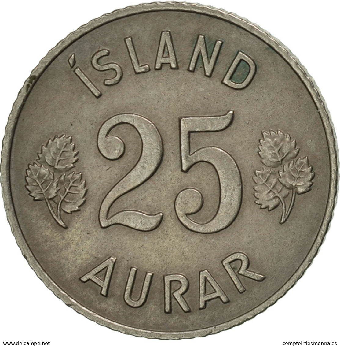 Monnaie, Iceland, 25 Aurar, 1966, SUP, Copper-nickel, KM:11 - Iceland