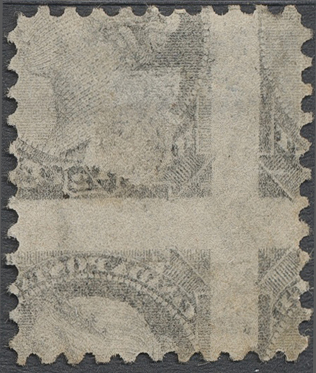 (*) Canada: 1882, 1/2 C. Black With Set Off On Reverse, Unused Without Gum, Little Thin, Rare! - Other & Unclassified