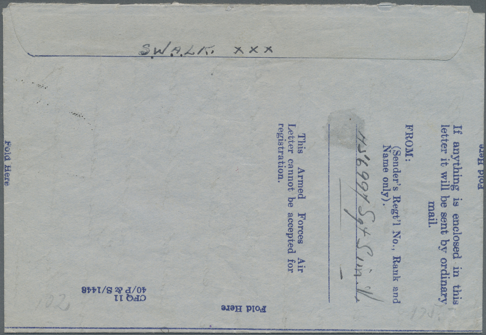 Br Canada - Besonderheiten: 1944, Three Armed Forces Air Letters All With Red Boxed 'POSTAGE FREE' And Two-line 'CHRISTM - Other & Unclassified