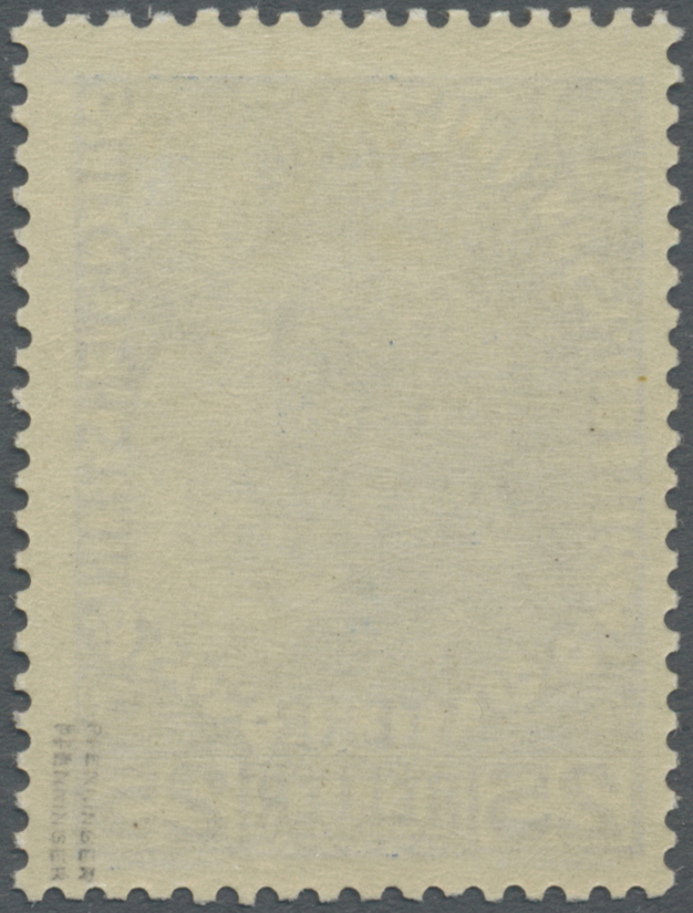 ** Liechtenstein: 1912, 25 Heller Postfrisch, Echt Und Einwandfrei, Sign. Und Attest Pfenninger, Mi 3250.- - Lettres & Documents