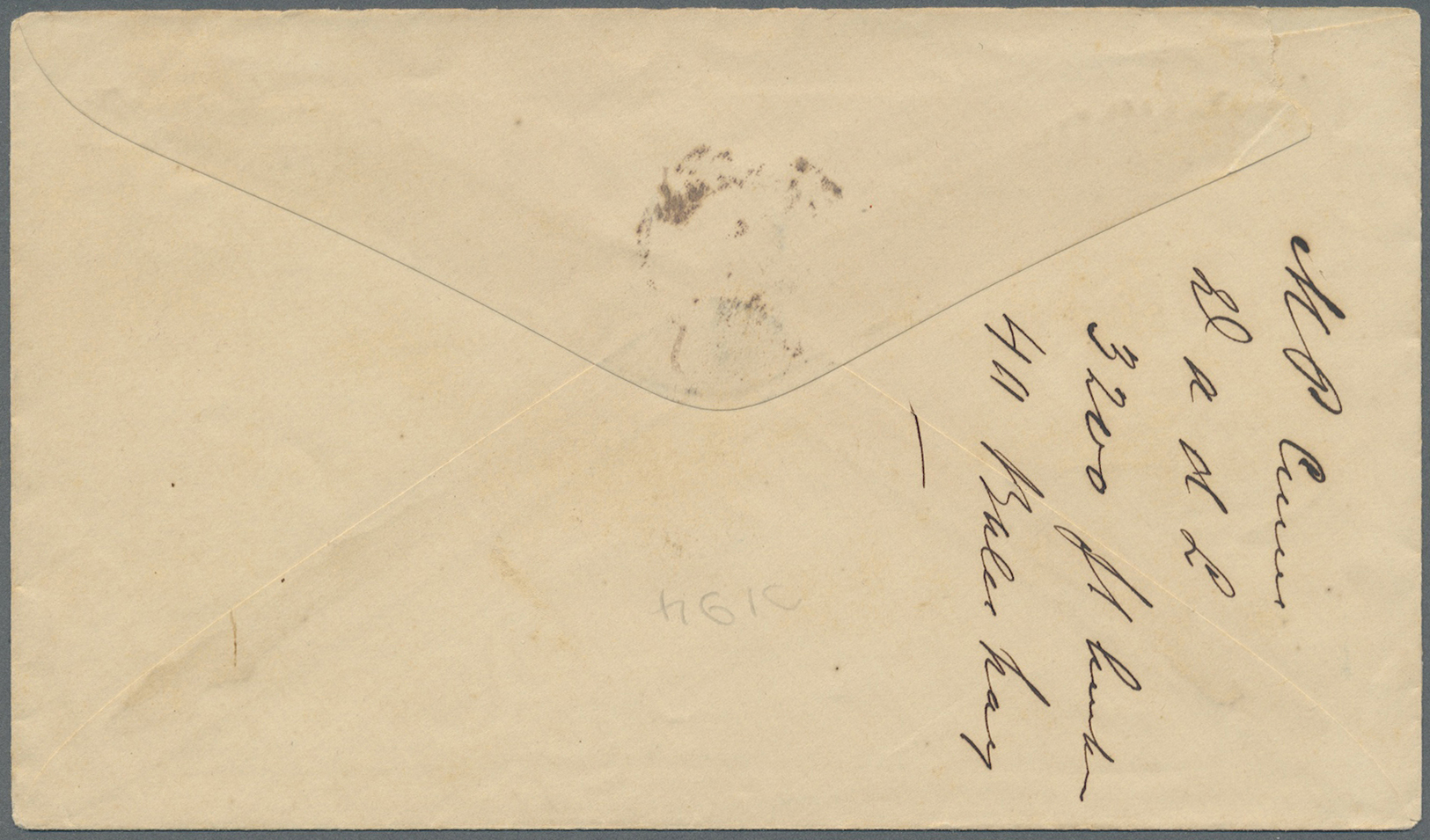 GA Curacao: 1885. United States Postal Stationery Envelope 5c Brown Canceled By Oval 'Red D Line Of S.S. New York' In Vi - Curacao, Netherlands Antilles, Aruba