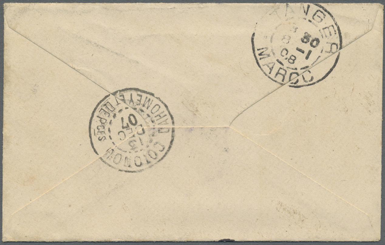 Br Dahomey: 1907. Envelope Addressed To 'General D'Amade, Commandant, French Corps Expeditionaire Du Maroc' Bearing Fren - Other & Unclassified