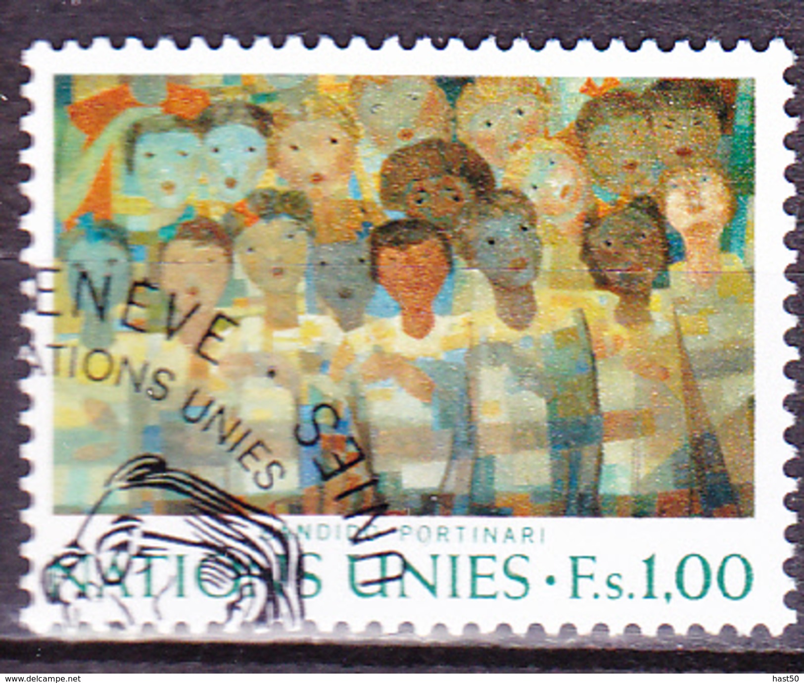 UNO Genf Geneva Geneve - Kunst "Krieg Und Frieden" (MiNr. 42) 1974 - Gest Used Obl  !!lesen/read/lire!! - Used Stamps