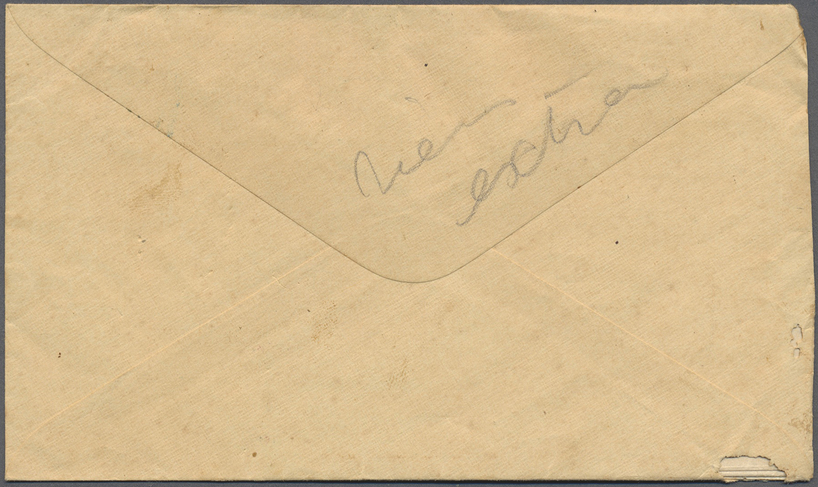 Br Fiji-Inseln: 1948. Envelope Written From Suva Addressed To Papeete, Tahiti Bearing Fiji SG 249, ½ D Green And SG 250, - Fiji (...-1970)