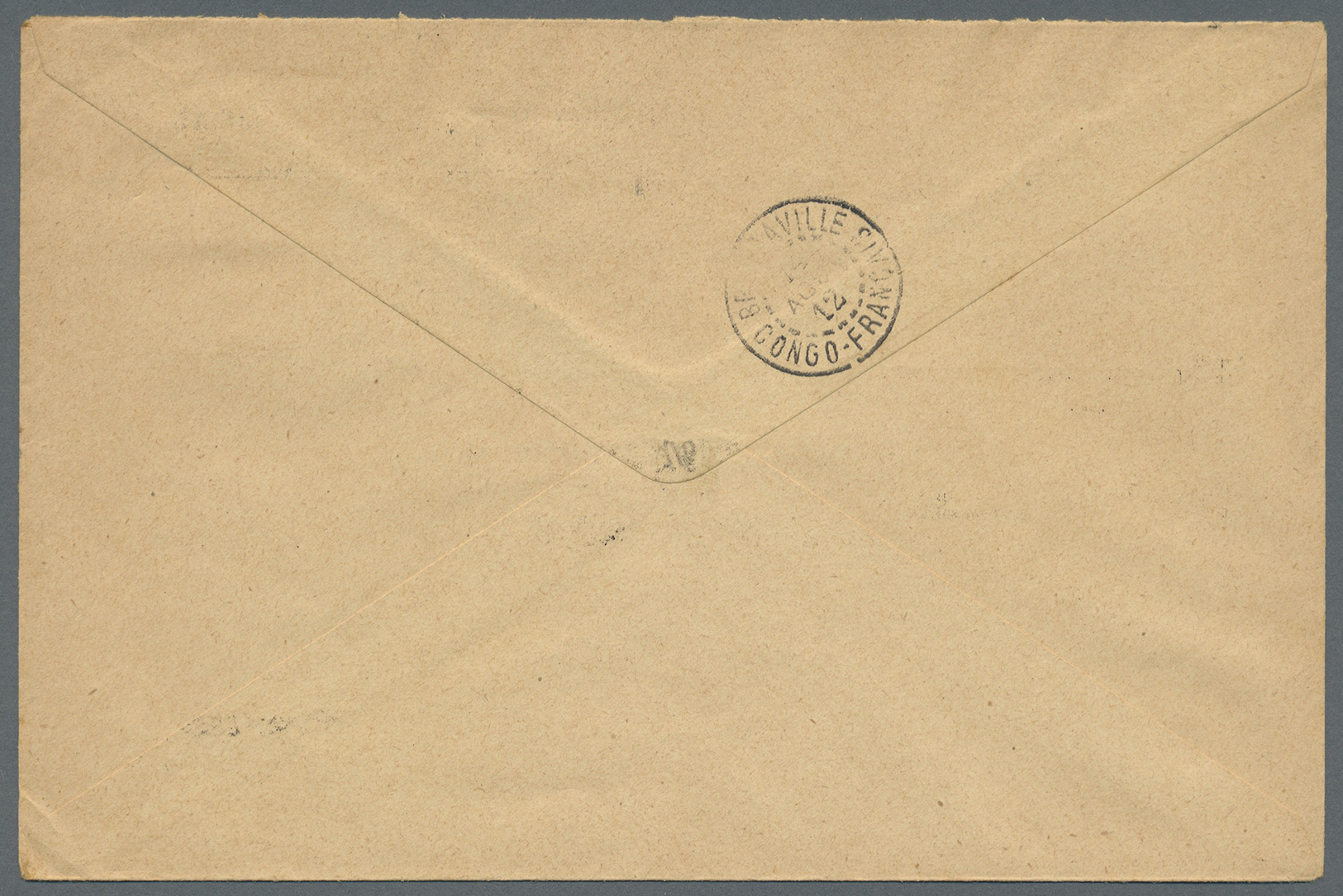 Br Französisch-Kongo: 1912. Stampless 'Avis D'Emission De Mandat-Poste Local' Envelope Headed 'Afrique Equatoriale Franc - Covers & Documents