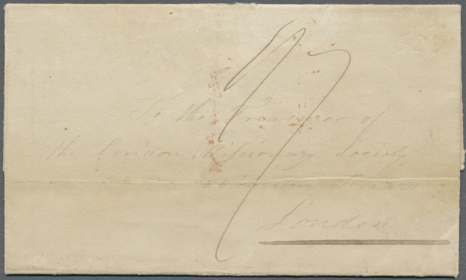 Br Französisch-Polynesien: Marquesas Islands: 1836, Folded Letter From Tahuata (dated Vaitahu 25th.Feb.36) With English  - Covers & Documents