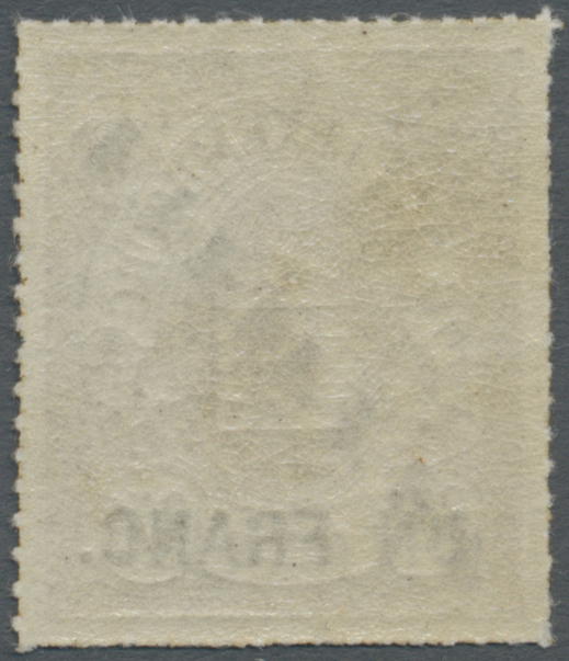 ** Luxemburg - Dienstmarken: 1875, Dienstmarke "UN FRANC," Auf 37 1/2 C. Mit Aufdruck "OFFICIEL" In Schmaler Type - Officials