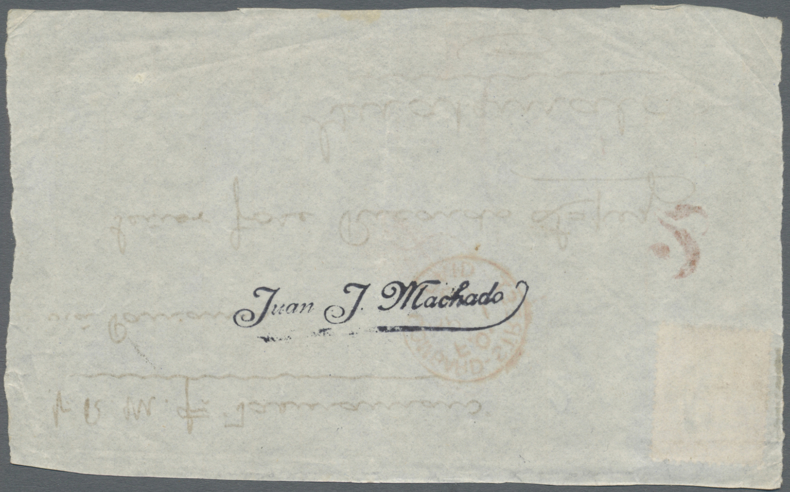 Br/Brrst Guatemala: 1867 Incoming Mail: Letter Frontside Bearing QV 1 D. Red, Plate 102 (unclear) Tied By Barr "II" And  - Guatemala