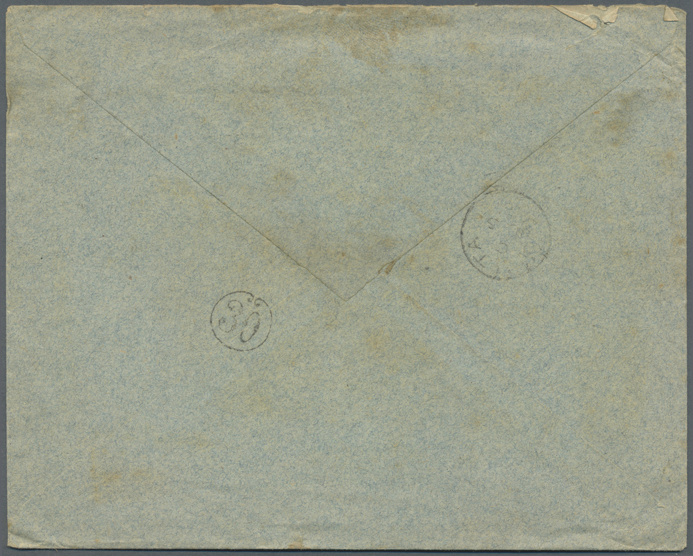 Br Malta - Besonderheiten: 1906, Cover From Messina/Italy  With Two Items 20 C (defects) To MALTA, "T" Stamp From - Malta