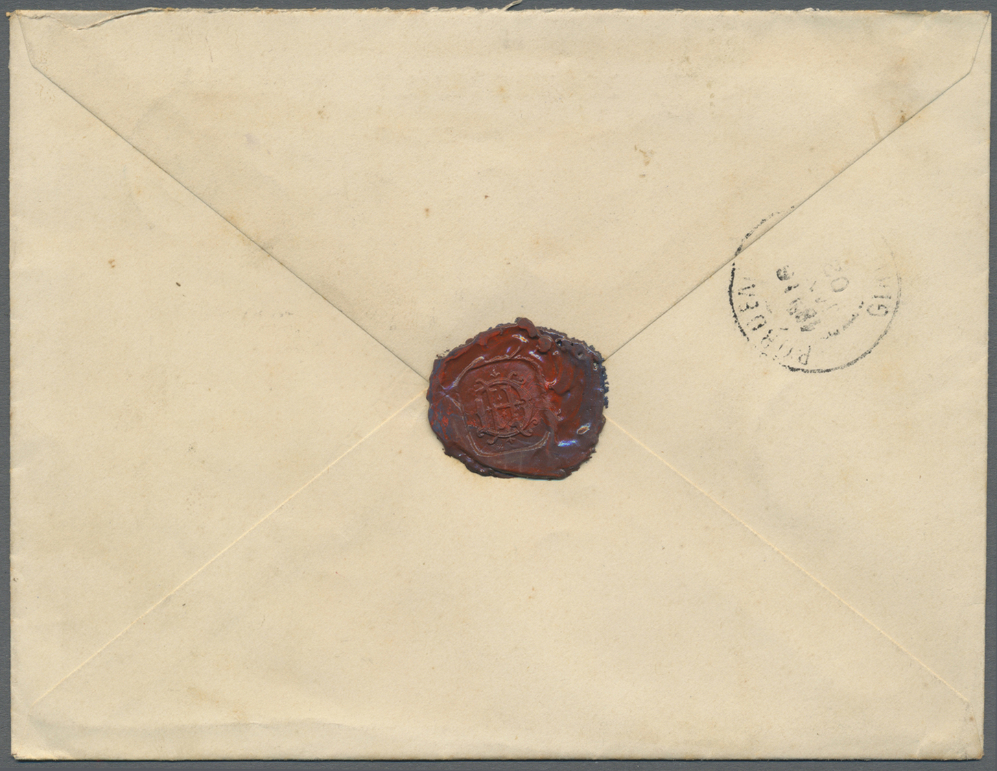 Br Haiti: 1902. Registered Envelope Addressed To France Bearing Yvert 47, 3c Blue, Yvert 51, 3c Green And Yvert 56, 8c C - Haiti