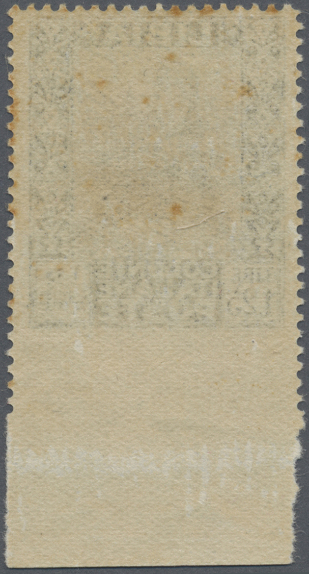 ** Italienisch-Libyen: 1931, The Roman Trireme 1,25 L. Indigo And Blue, Imperforated At Bottom With Large Sheet Margin,  - Libya