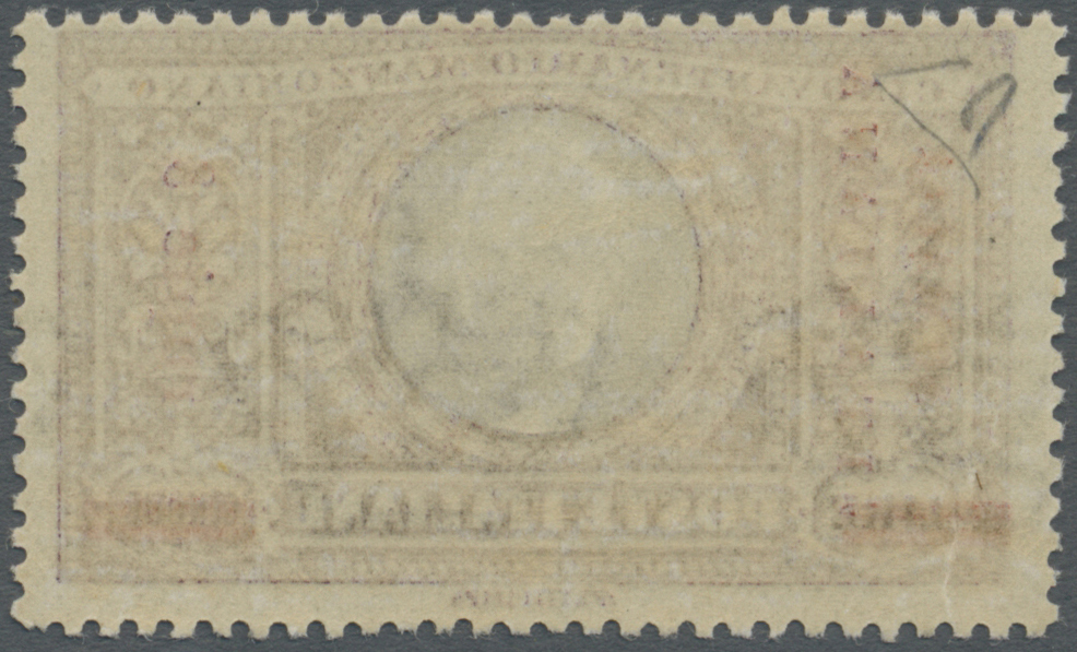 ** Italienisch-Somaliland: 1923, 5 L. Violet And Black, Mint Never Hinged, Expertised Diena, Sassone Catalogue Value 1.0 - Somalia
