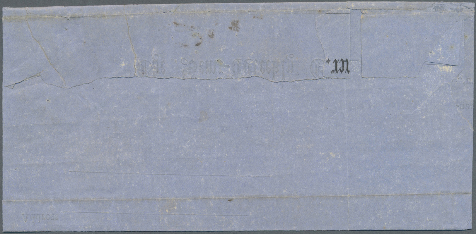 Br Jamaica: 1 P. Blau, Diagonale Halbierung (Nadelstich), Auf DRUCKSACHE, Mit Klarem übergehenden Stempel "A31". Feine B - Jamaica (1962-...)