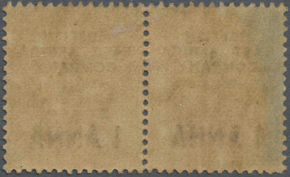 /(*) Kenia - Britisch Ostafrika Kompanie: 1890 'British East Africa Company' 1a On 2d Horizontal Pair, Unused With Trace - British East Africa